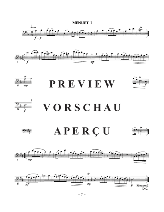 Produktgalerie: Seite 20 von 21 Suite in D minor , , (Euphonium + Tuba)