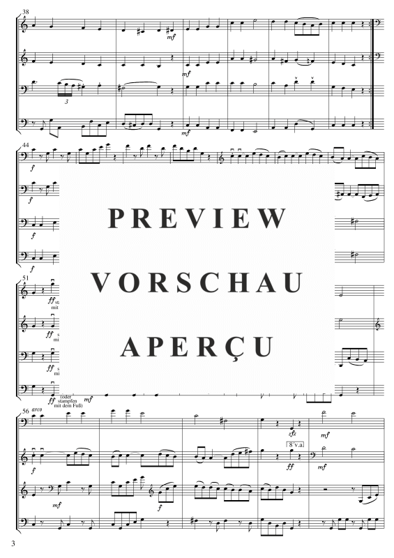 gallery: Eine kleine Bassmusik, , Double Bass Quartet