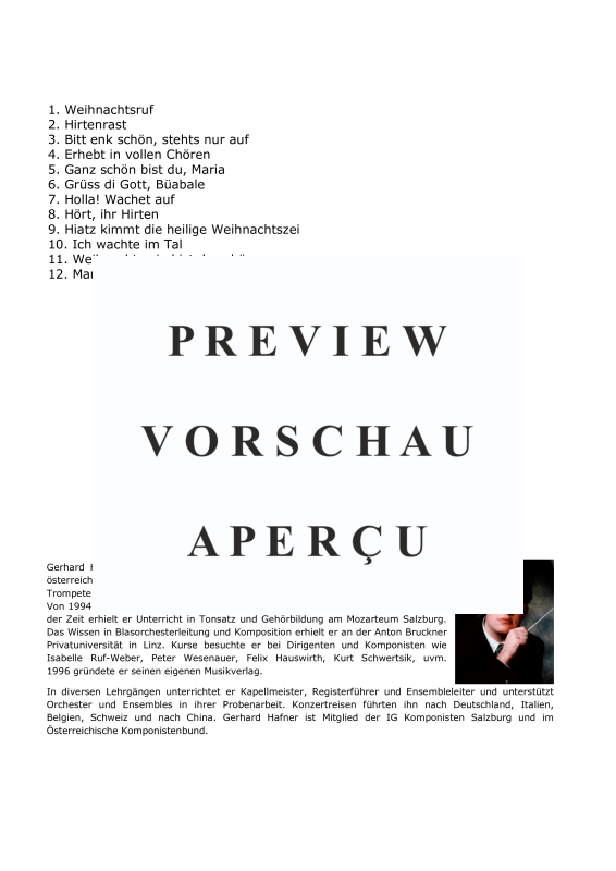 Product gallery: Page 3 of 11 Weihnachtslieder Nr. 2, , (large wind orchestra)