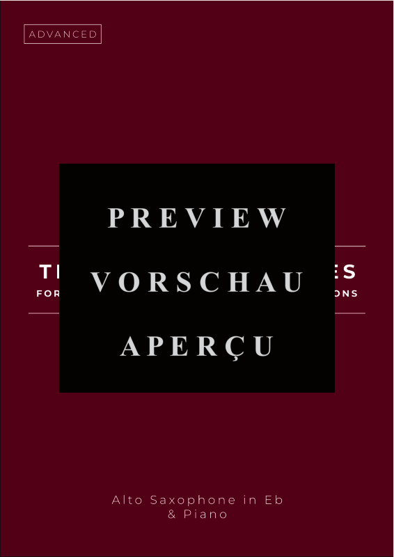 gallery: Ten Gentle Melodies For Weddings, Church And Other Occasions, , Altsaxophon und Klavier