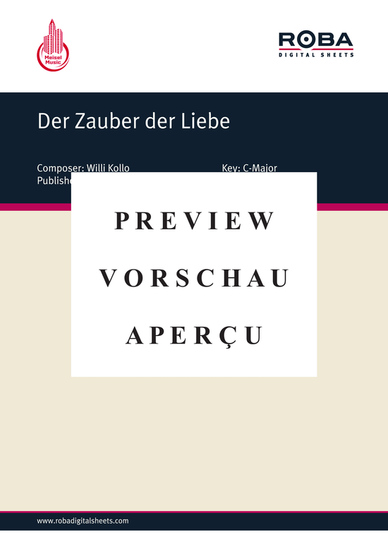Produktgalerie: Seite 2 von 4 Der Zauber der Liebe, 	, Klavier und Gesang