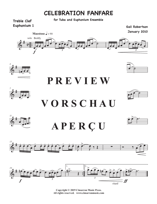 Product gallery: Page 7 of 11 Celebration Fanfare , , (Tuba Quartett EETT)