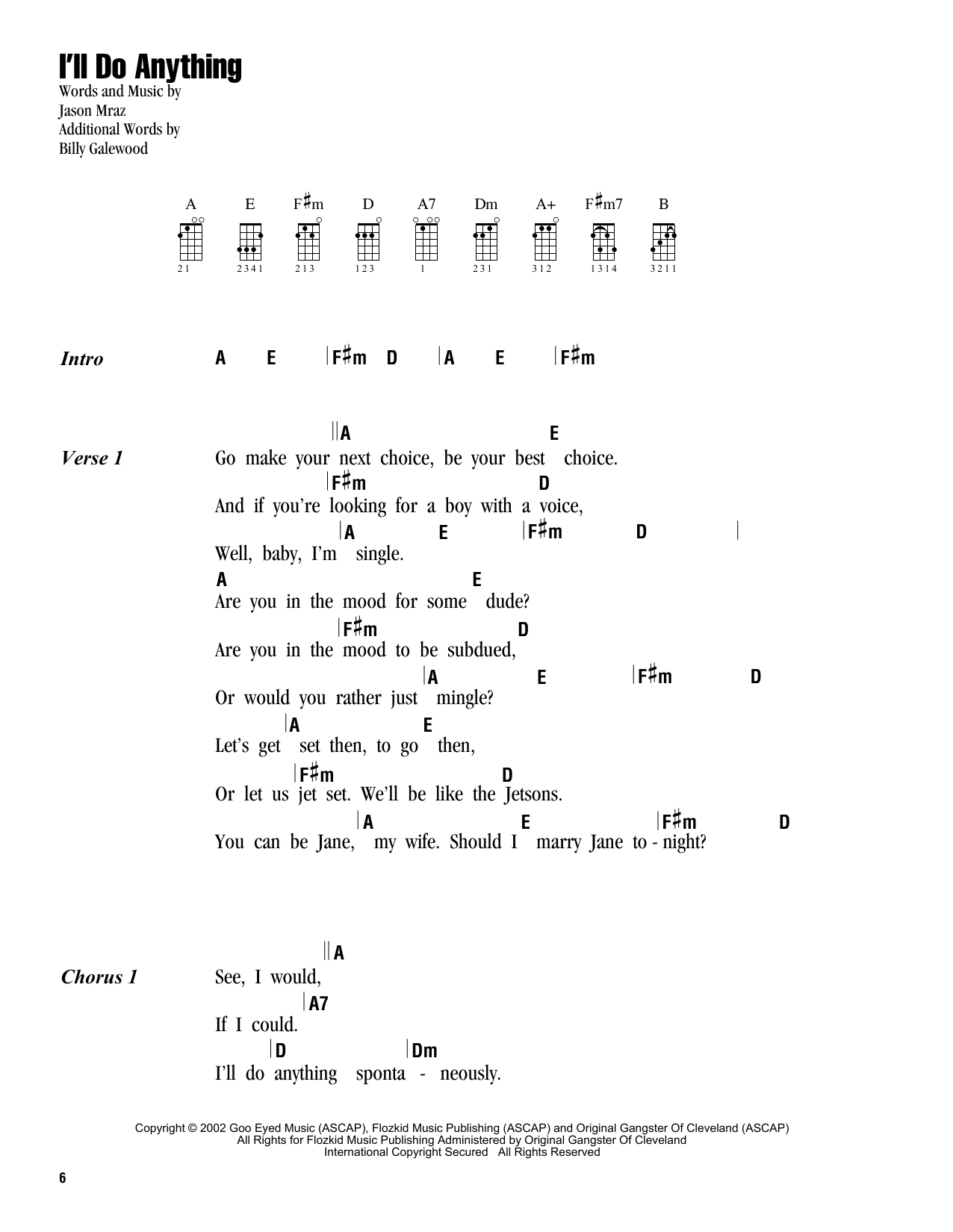 Product gallery: Page 1 of 1 I'll Do Anything, Jason Mraz