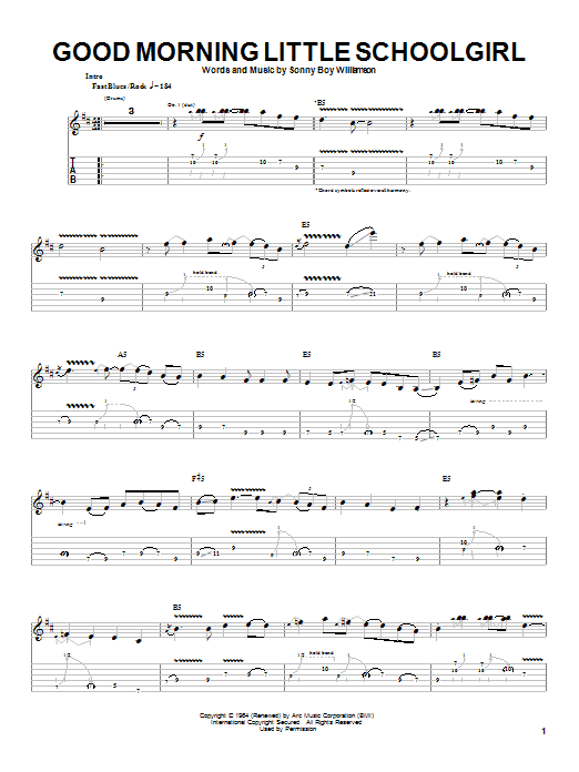 Product gallery: Page 1 of 1 Good Morning Little Schoolgirl, Johnny Winter