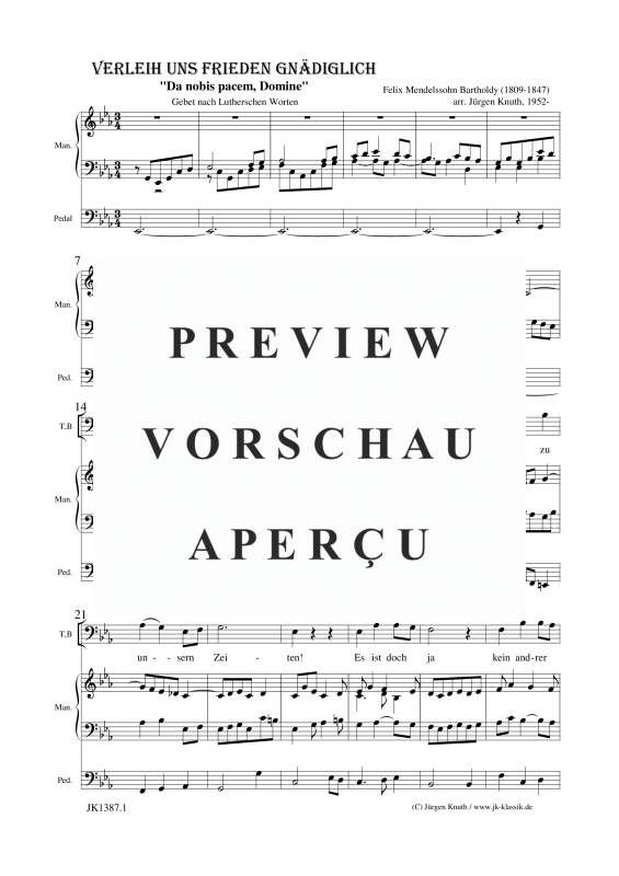 gallery: Verleih uns Frieden gnädiglich (Da nobis pacem, Domine), , Klavier und Gesang