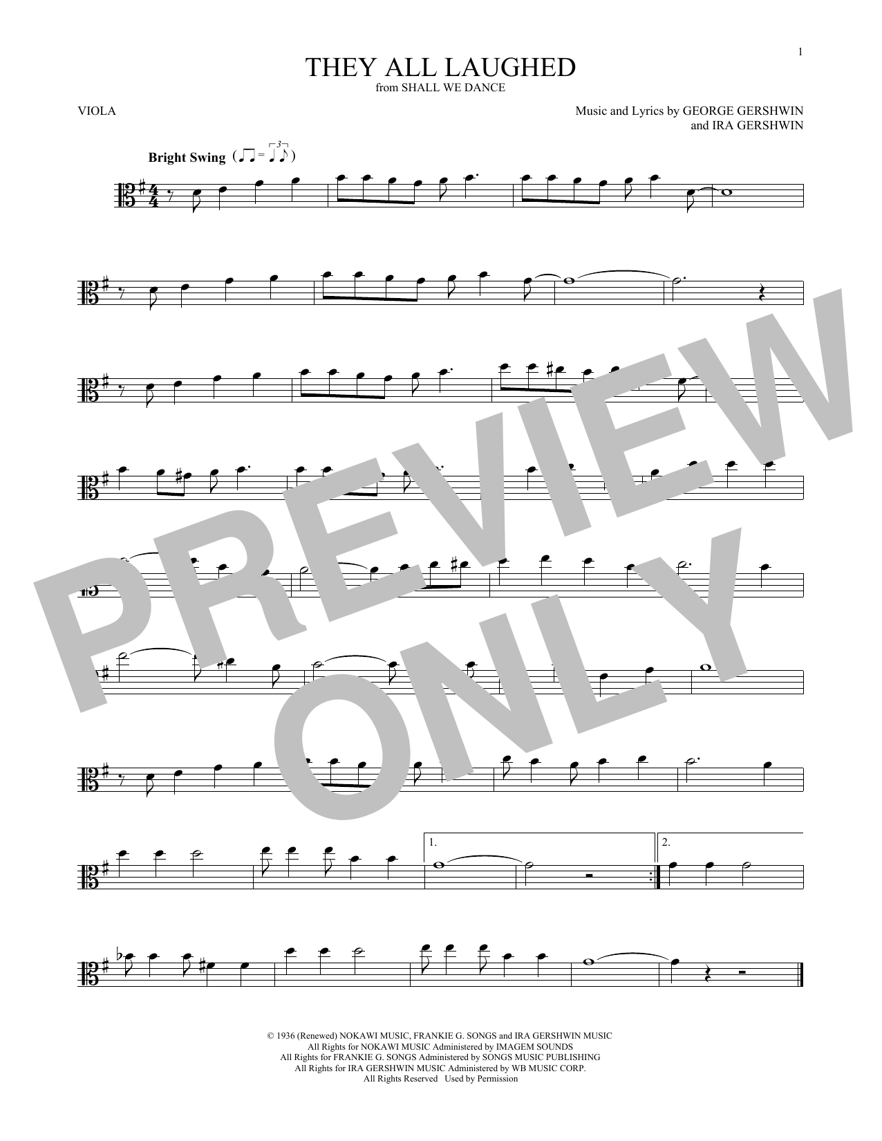 Product gallery: Page 1 of 1 They All Laughed, George Gershwin