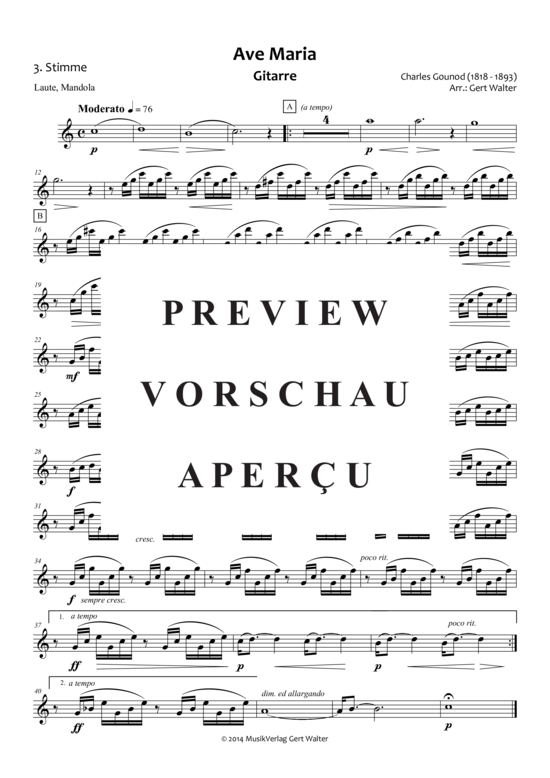 gallery: Ave Maria , , (Quintett flexible Besetzung)