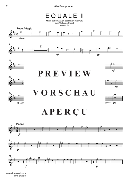 Product gallery: Page 9 of 15 Drei Equale , , (Saxophone Quartet AATT)