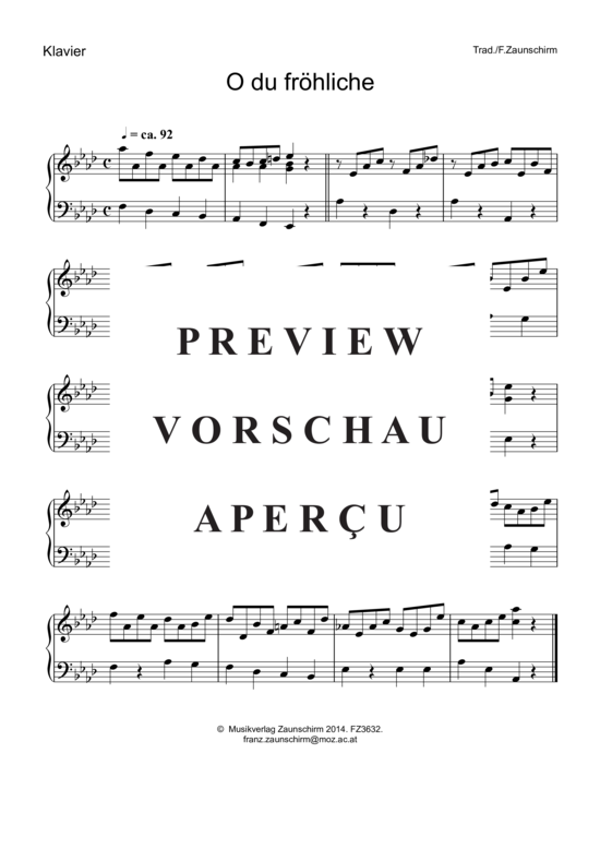 gallery: O du fröhliche , , (Trompete in B + Klavier)