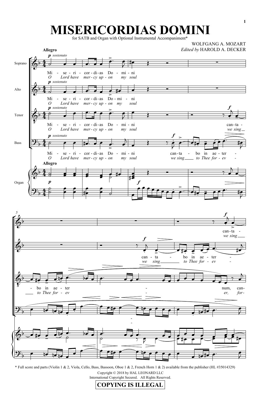 Produktbild zu: Misericordias Domini