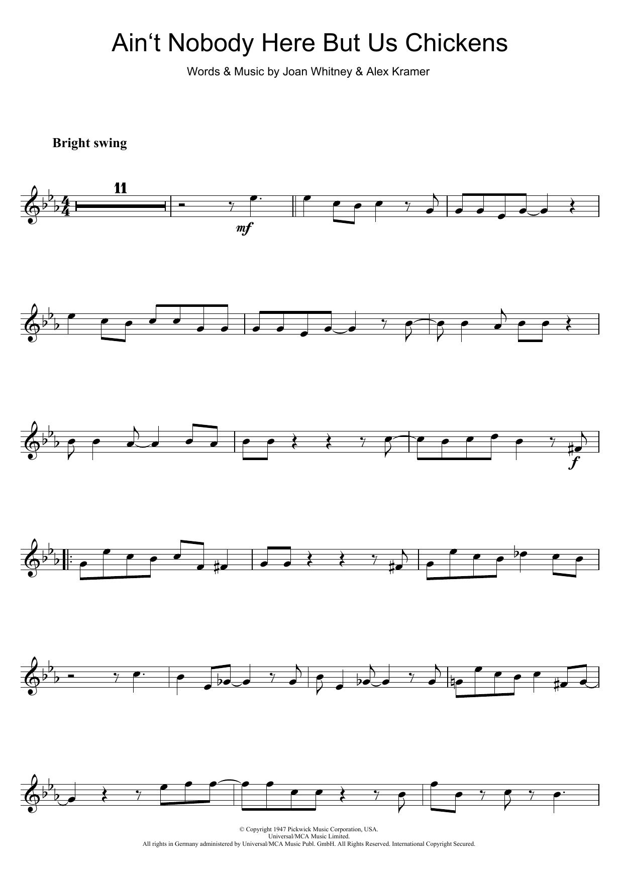 Product gallery: Page 1 of 1 Ain't Nobody Here But Us Chickens, Louis Jordan