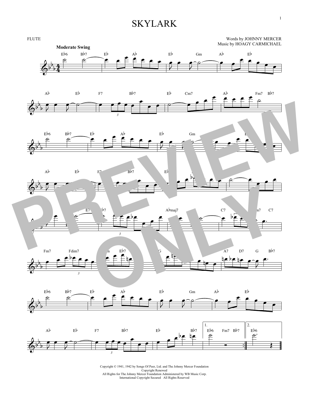 Product gallery: Page 1 of 1 Skylark, Hoagy Carmichael