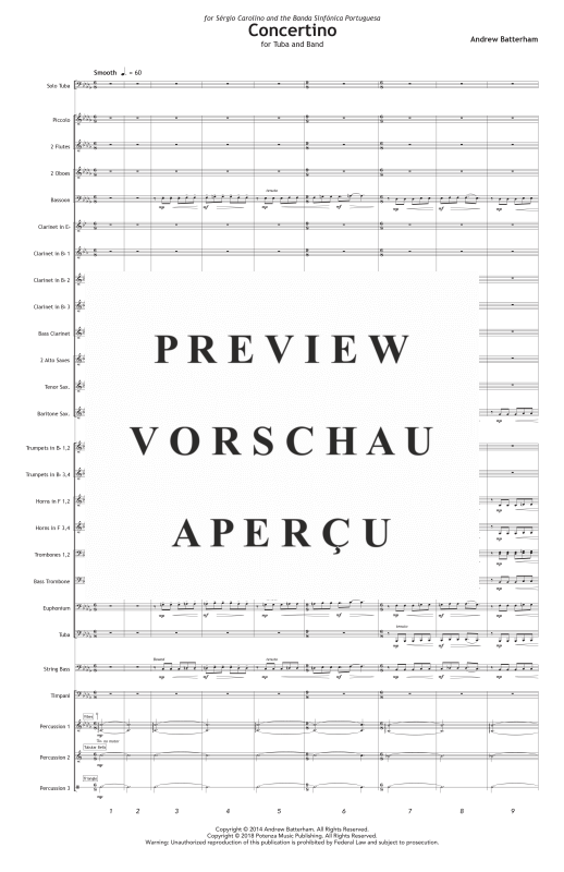 Product gallery: Page 5 of 11 Concertino, , (tuba solo and big band)