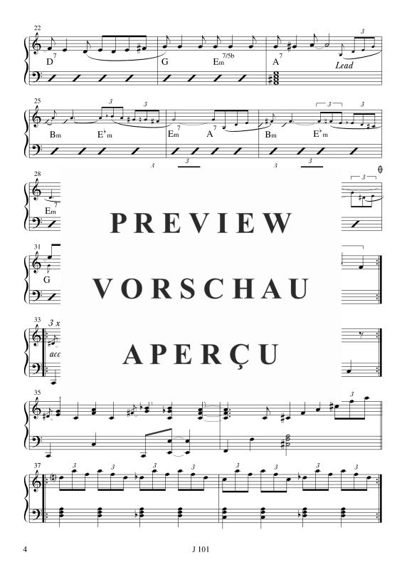 gallery: Ballade for Old Masters Sake, , Melodiestimme in C/B/Es, Klavier und Kontrabass