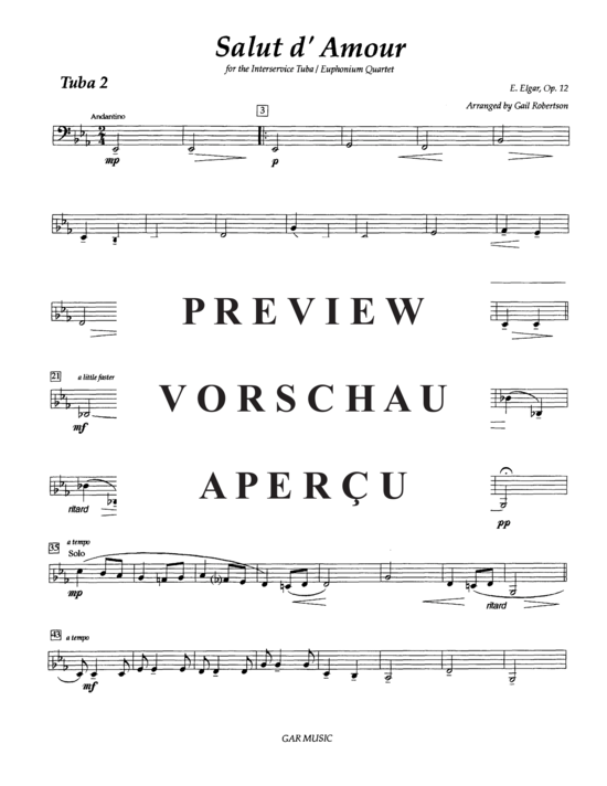 Product gallery: Page 17 of 18 Salut d´Amour , , (Tuba Quartett EETT)