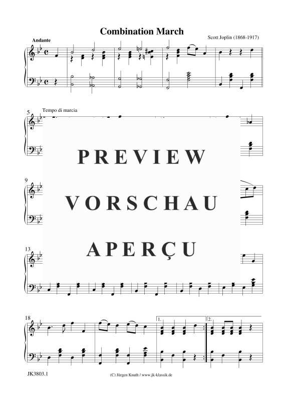 gallery: Combination March, , (Klavier Solo)