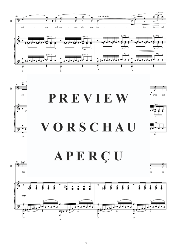 Produktgalerie: Seite 8 von 11 'Sciagurata hai tu creduto' Solo Bass - Choir SA, , Gemischter Chor SAB und Klavier