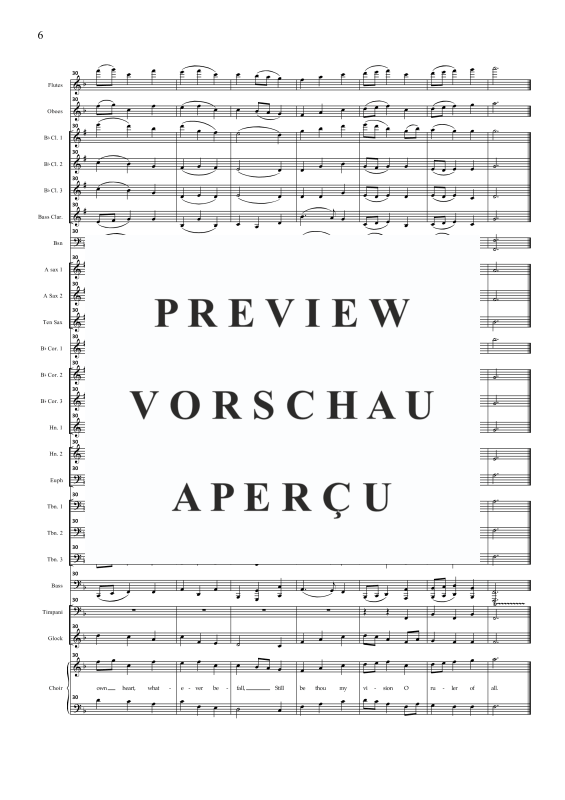 Produktgalerie: Seite 8 von 11 Be thou my vision, , Gemischter Chor und Concert Band