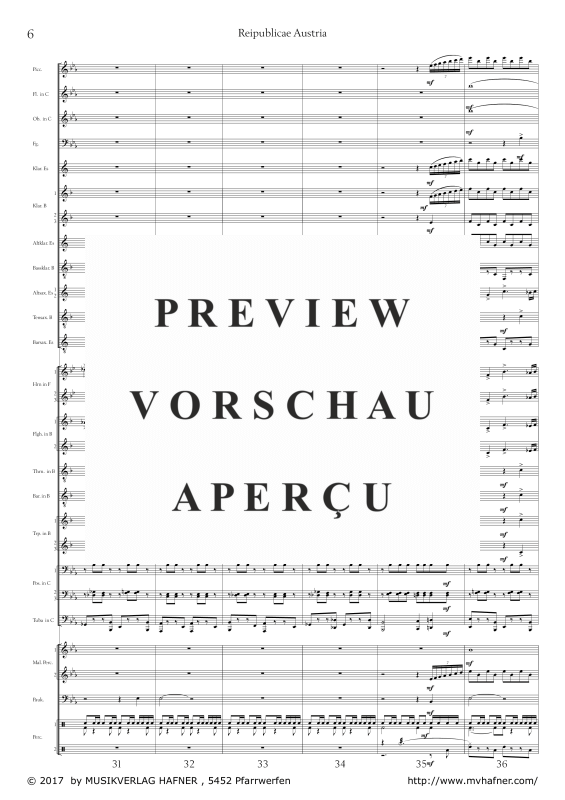 Product gallery: Page 11 of 11 Reipublicae Austria, , (large wind orchestra)