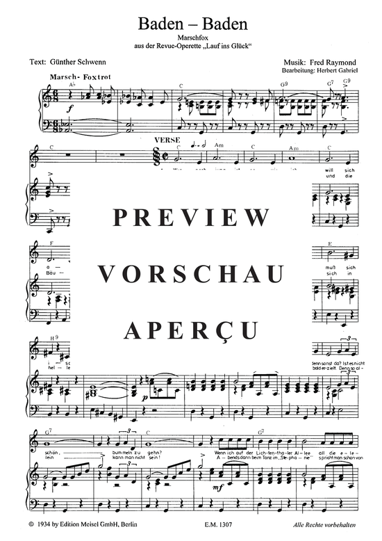Produktgalerie: Seite 4 von 4 Baden-Baden, 	, Klavier und Gesang