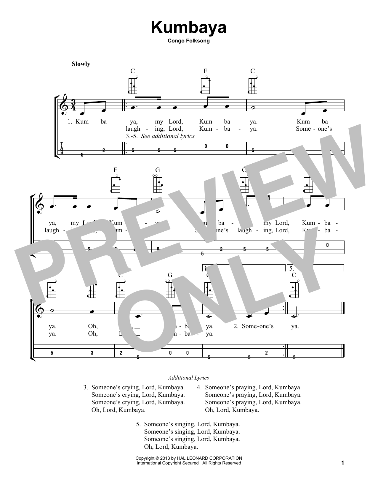 Produktbild zu: Kumbaya (arr. Bobby Westfall)