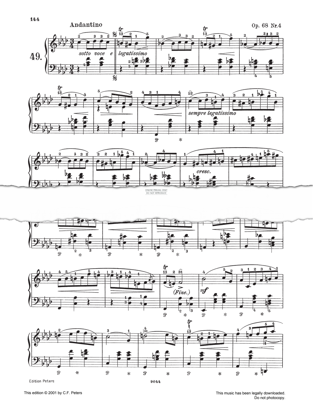 Produktbild zu: Mazurkas Op. 68 No. 4