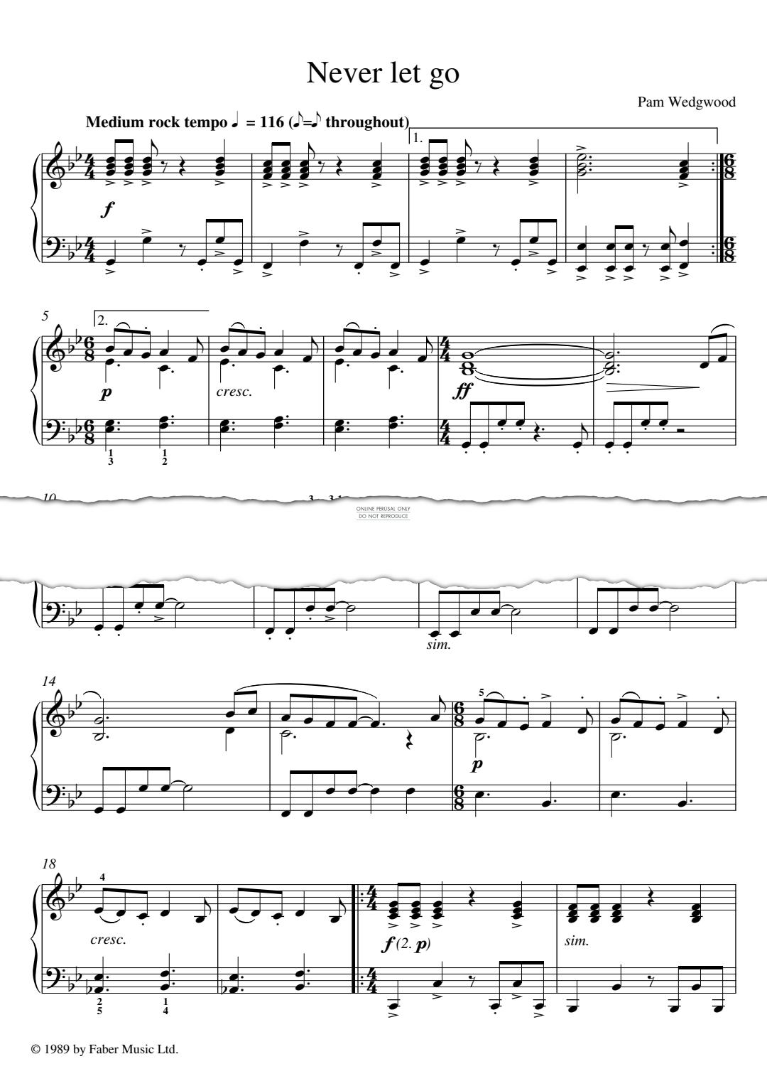 Produktbild zu: Never let go (from 'Jazzin' About')