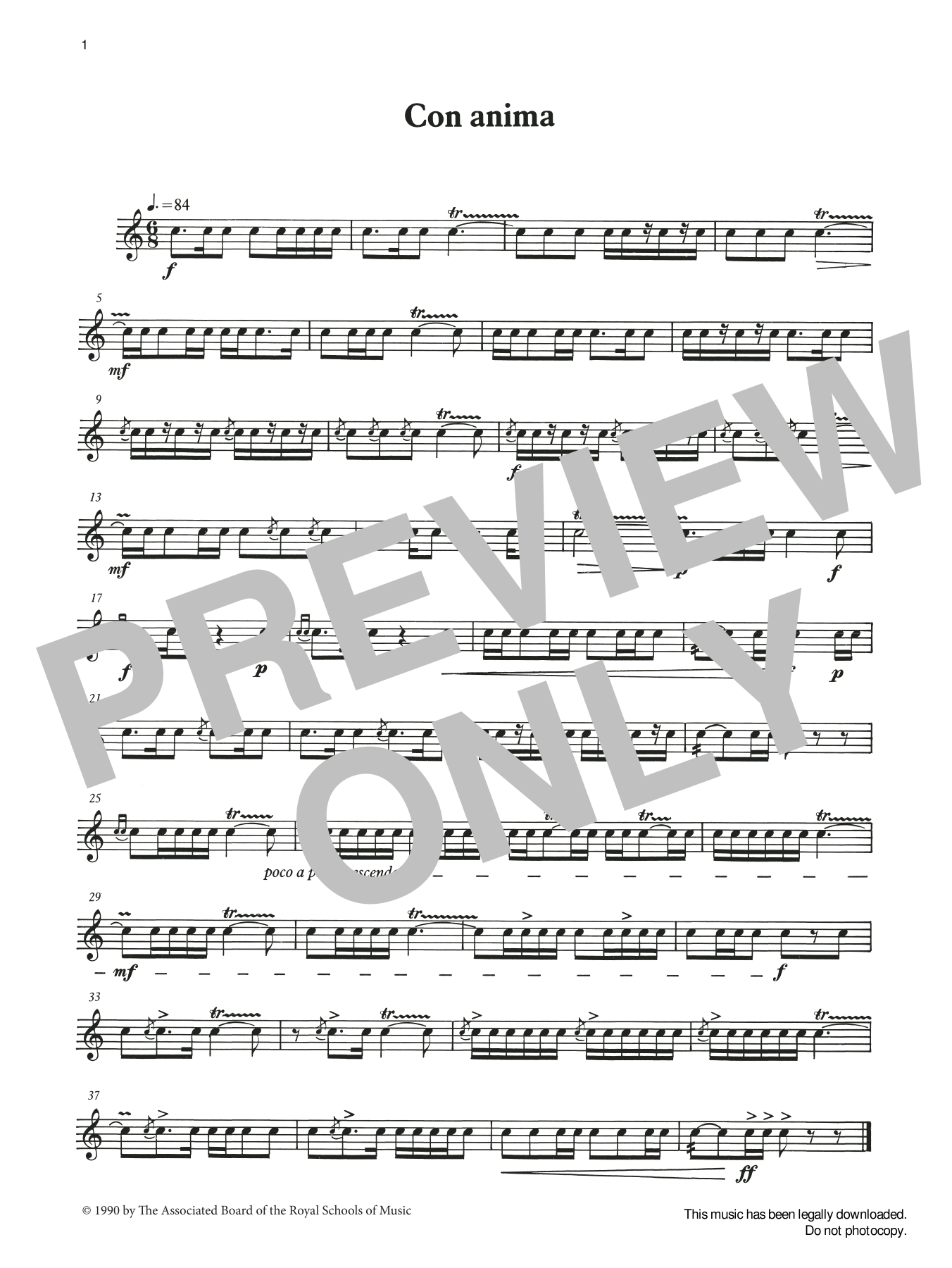 Produktgalerie: Seite 1 von 1 Con anima from Graded Music for Snare Drum, Book III, Ian Wright and Kevin Hathaway, Percussion