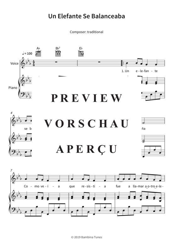 Produktbild zu: Un Elefante Se Balanceabatraditional