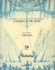 cover: I Wished On The Moon, Bing Crosby, Gesang, Gitarre, Klavier