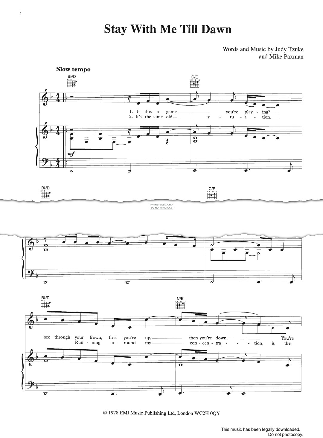 gallery: Stay With Me Till Dawn, Judie Tzuke, Gesang, Gitarre, Klavier