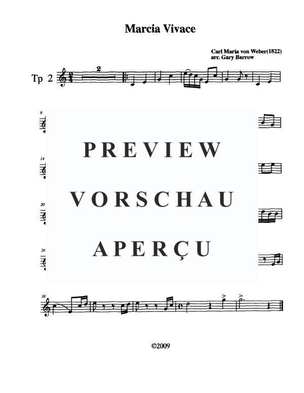 Produktgalerie: Seite 7 von 11 Marcia Vivace, , Posaunenchor 12-stimmig