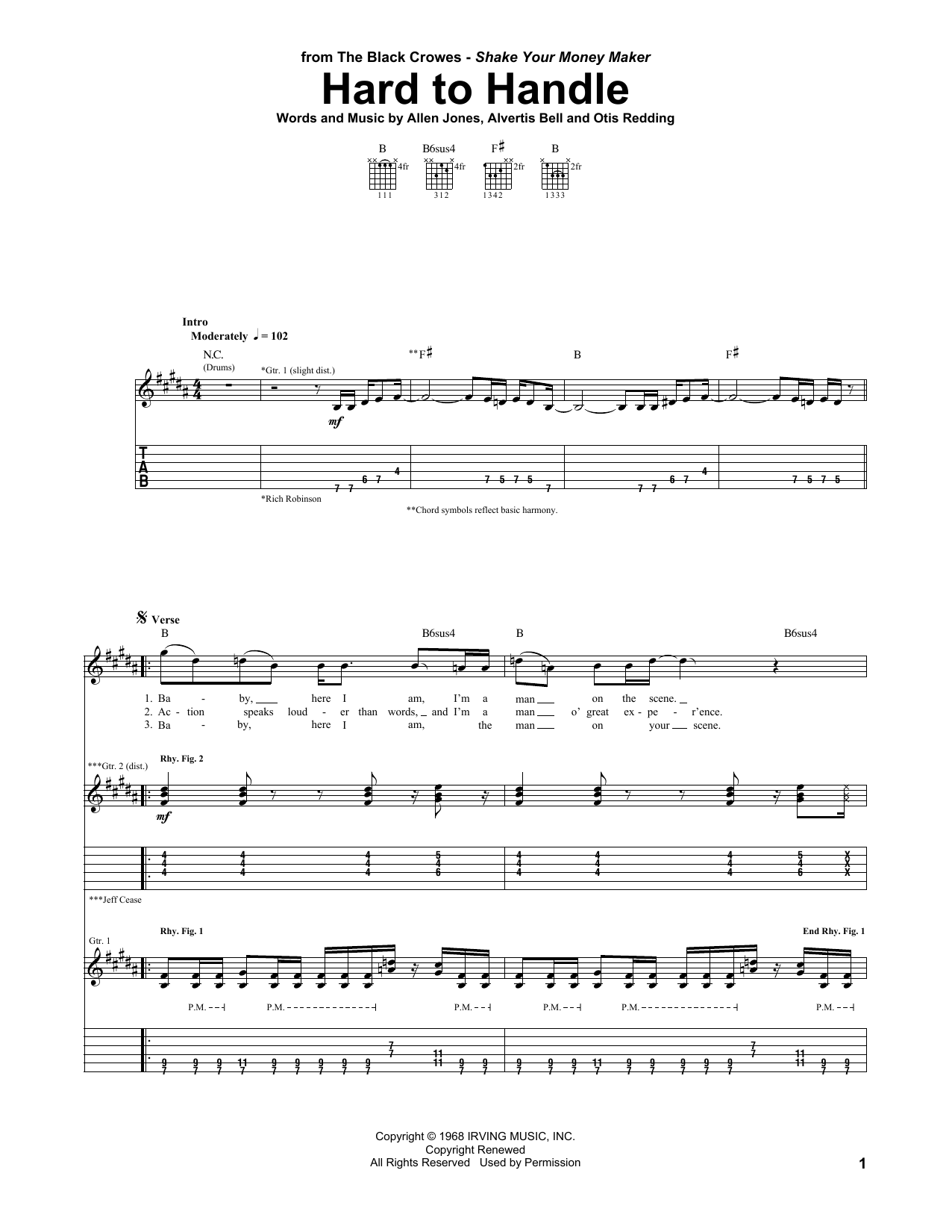 Product gallery: Page 1 of 1 Hard To Handle, The Black Crowes