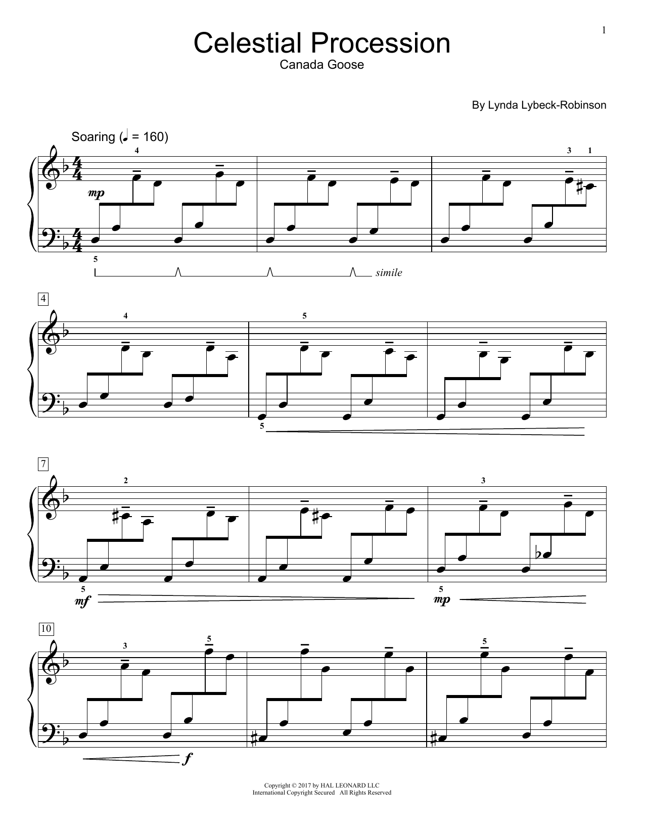 Produktgalerie: Seite 1 von 1 Celestial Procession, Lynda Lybeck-Robinson, Klavier