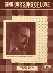 cover: Sing Our Song Of Love, Mitch Miller