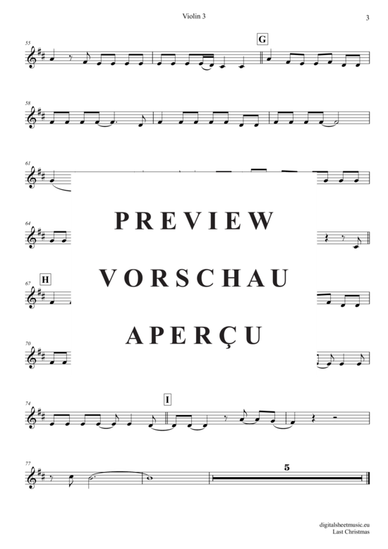 Produktgalerie: Seite 15 von 21 Last Christmas , Wham, (Violinen Trio + Klavier)