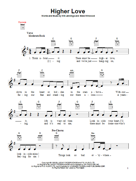 Product gallery: Page 1 of 1 Higher Love, Steve Winwood