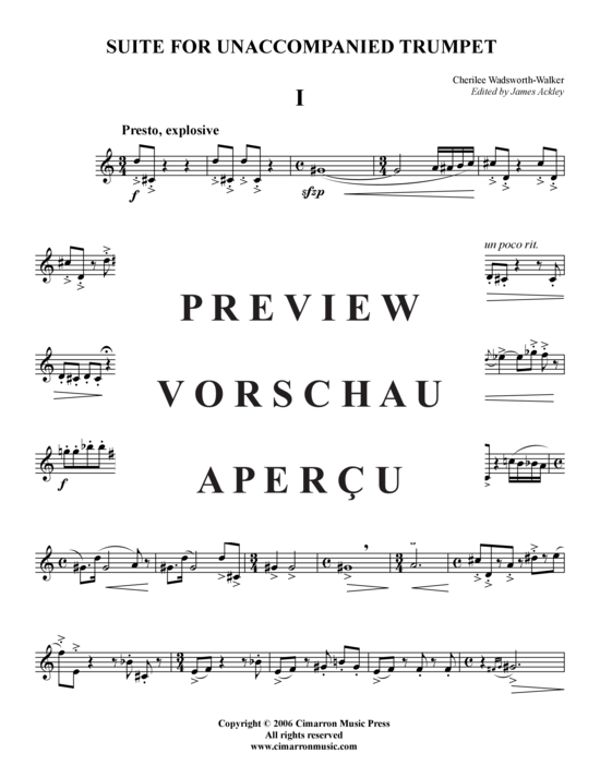 Produktgalerie: Seite 2 von 7 Suite 3 Sätze , , (Trompete Solo)
