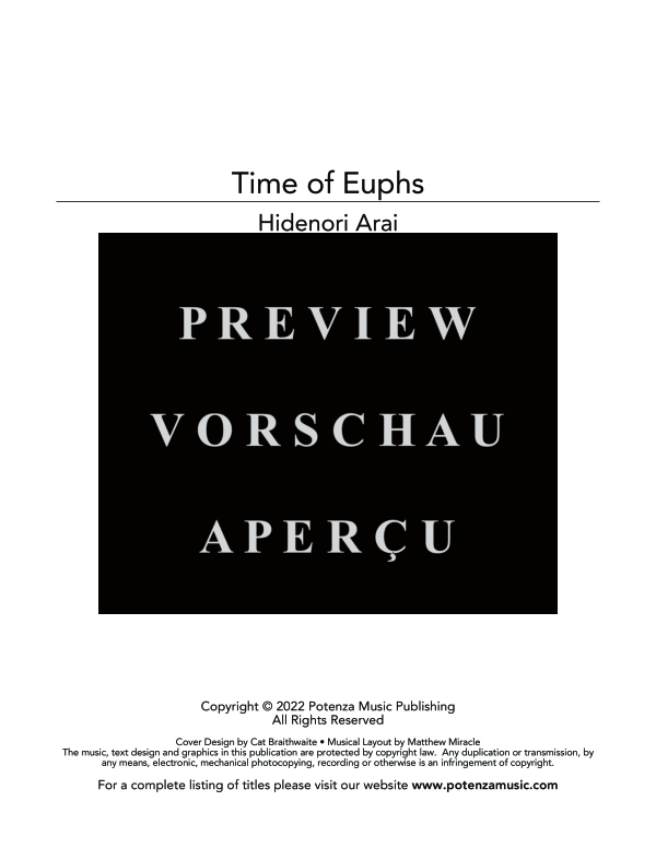 Product gallery: Page 3 of 11 Time for Euphs, , (Euphonium Quartet EEEE)