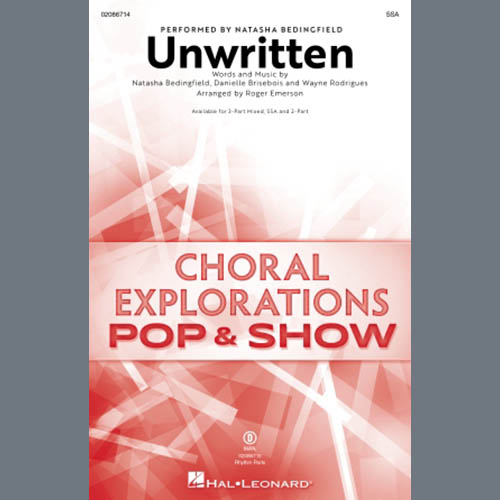cover: Unwritten (arr. Roger Emerson), Natasha Bedingfield, Chor