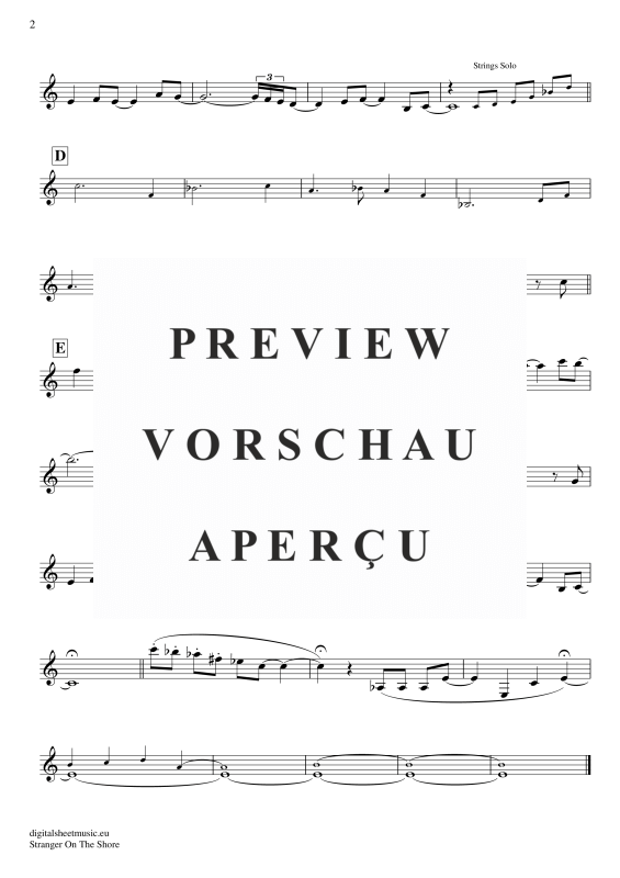 Product gallery: Page 3 of 3 Stranger On The Shore , Bilk, Acker, Clarinet in B-flat