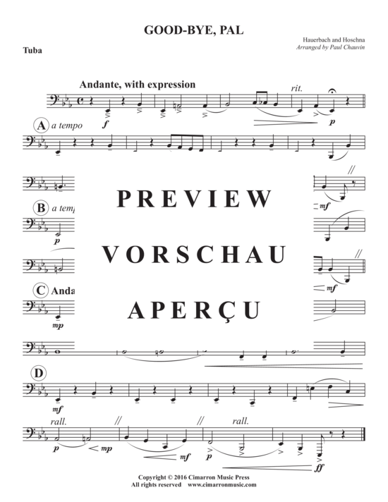 Produktgalerie: Seite 9 von 9 Good-bye, Pal , , (Blechbläserquintett)