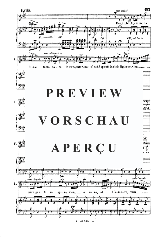 Produktgalerie: Seite 3 von 10 Vien diletto e in ciel, , Gesang und Klavier