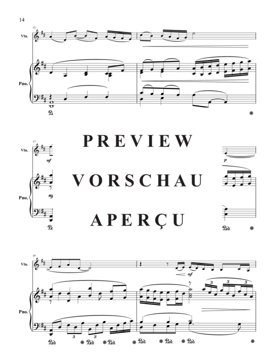 Product gallery: Page 17 of 21 Triptych for Violin and Piano , , (violin and piano)
