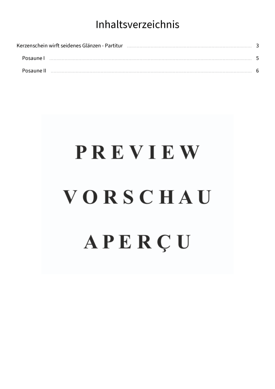 Product gallery: Page 4 of 8 Kerzenschein wirft seidenes Glänzen - aus dem Album Barock und Jazz zum Fest, , (Trombone duet)