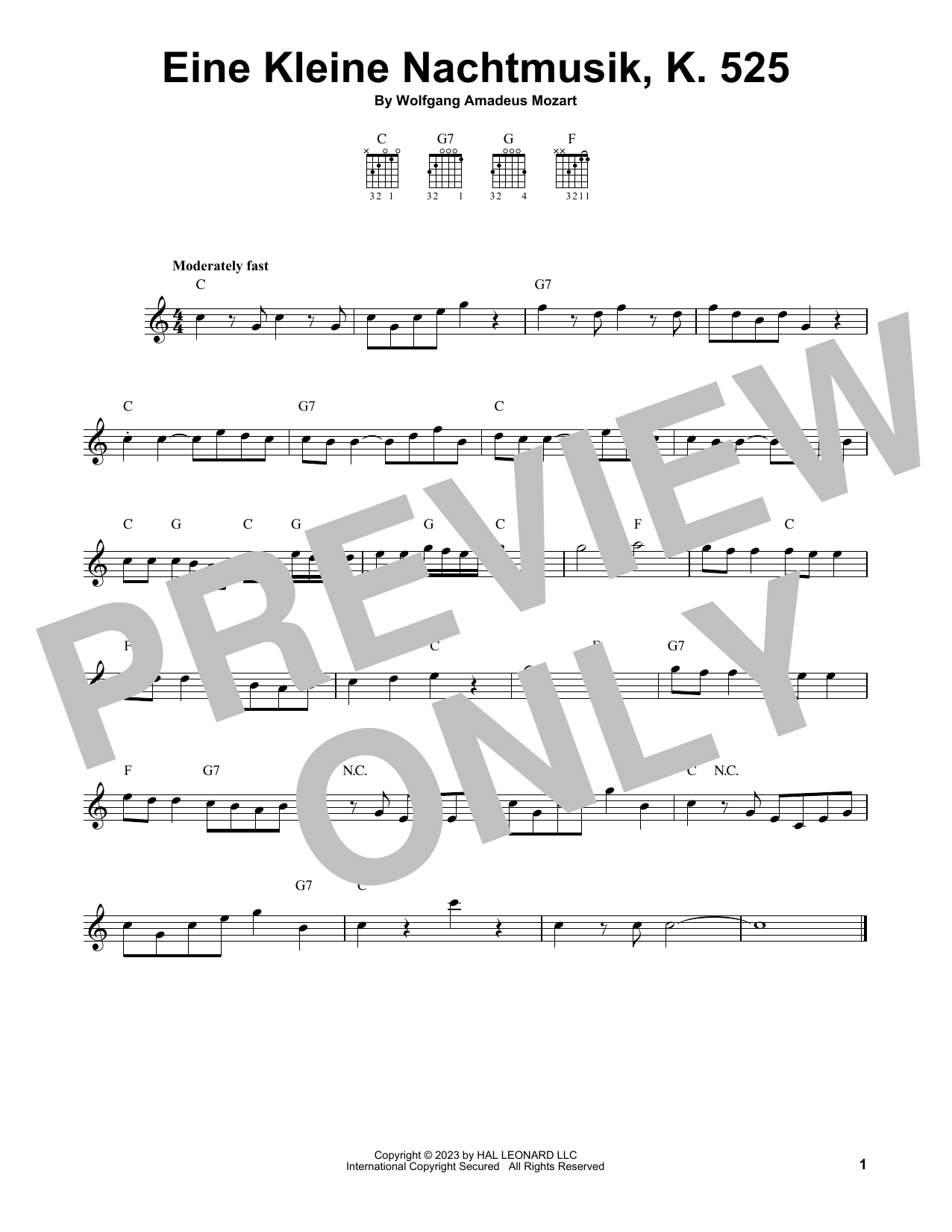 Product picture to: Eine Kleine Nachtmusik, K. 525