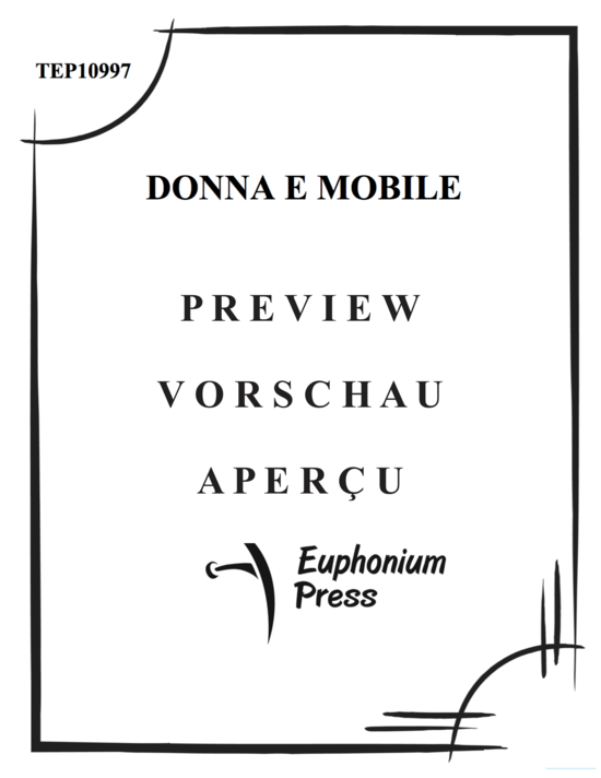 Product gallery: Page 2 of 11 La Donna e Mobile , , (Tuba Quartett EETT)