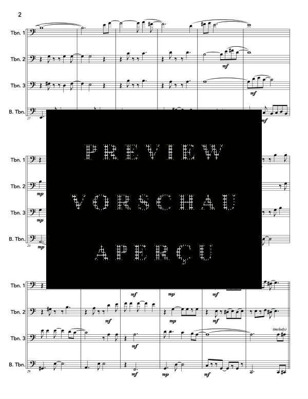 Product gallery: Page 6 of 11 Awaiting Julian (Part II), , (Trombone quartet)