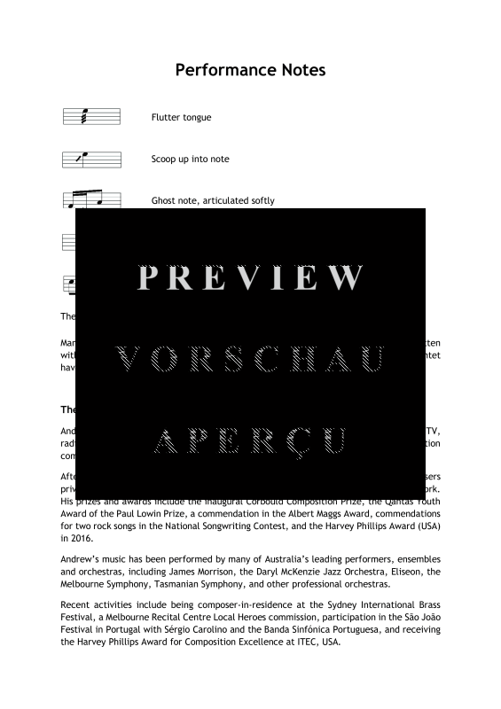 Produktgalerie: Seite 5 von 11 Melbourne Mosaic, , (Blechbläser Quintett)