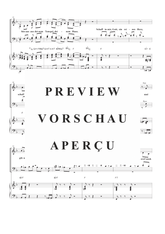 gallery: Ein reines Herz, Herr, schaff in mir EG 389, , Gemischter Chor und Klavier